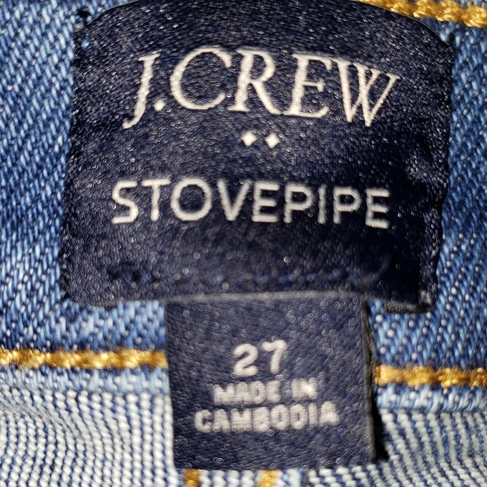 J. Crew Stovepipe High Waisted Straight Leg Jeans - Picture 5 of 8
